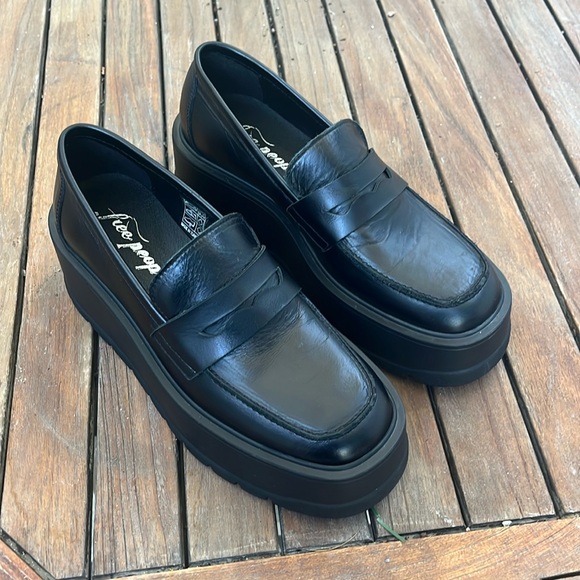 Free People Nico Platform Loafers size 6 - Picture 2 of 5